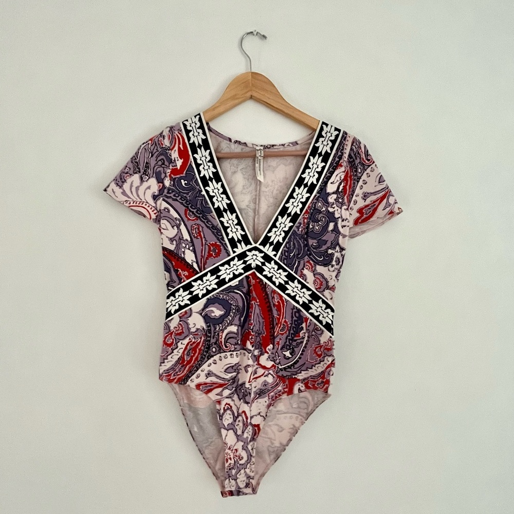 Intimately Free People V Neck Bodysuit